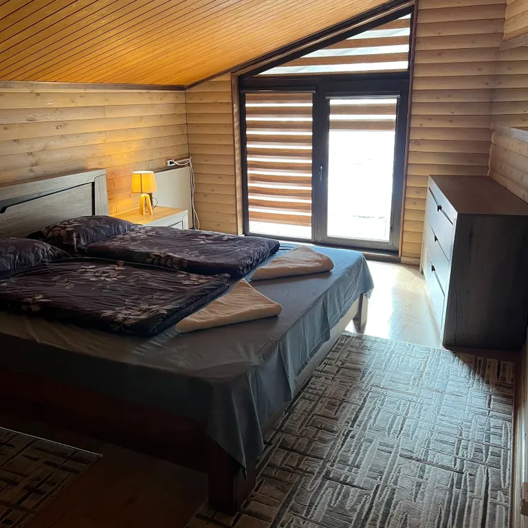 Шале с видом на горы в природном парке