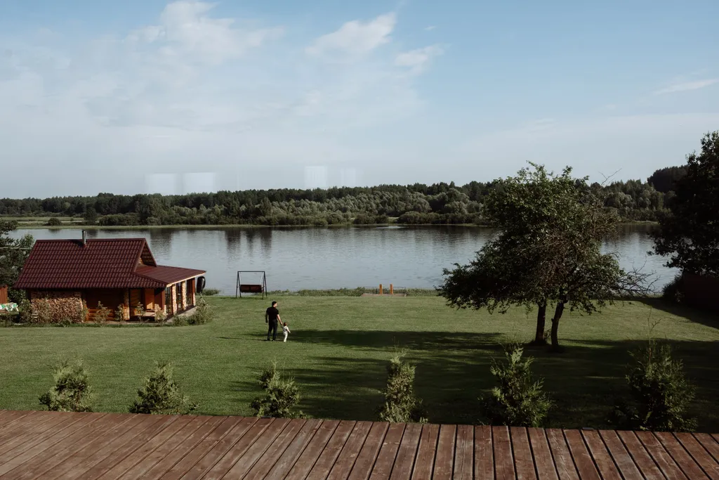 Коттедж до 18 гостей, 1 линия реки