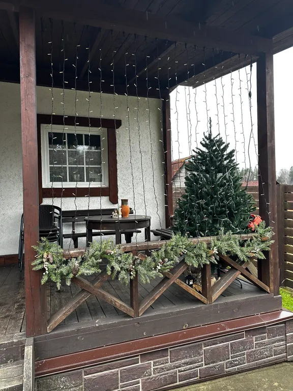 Домик близ Сорочан с баней-бочкой