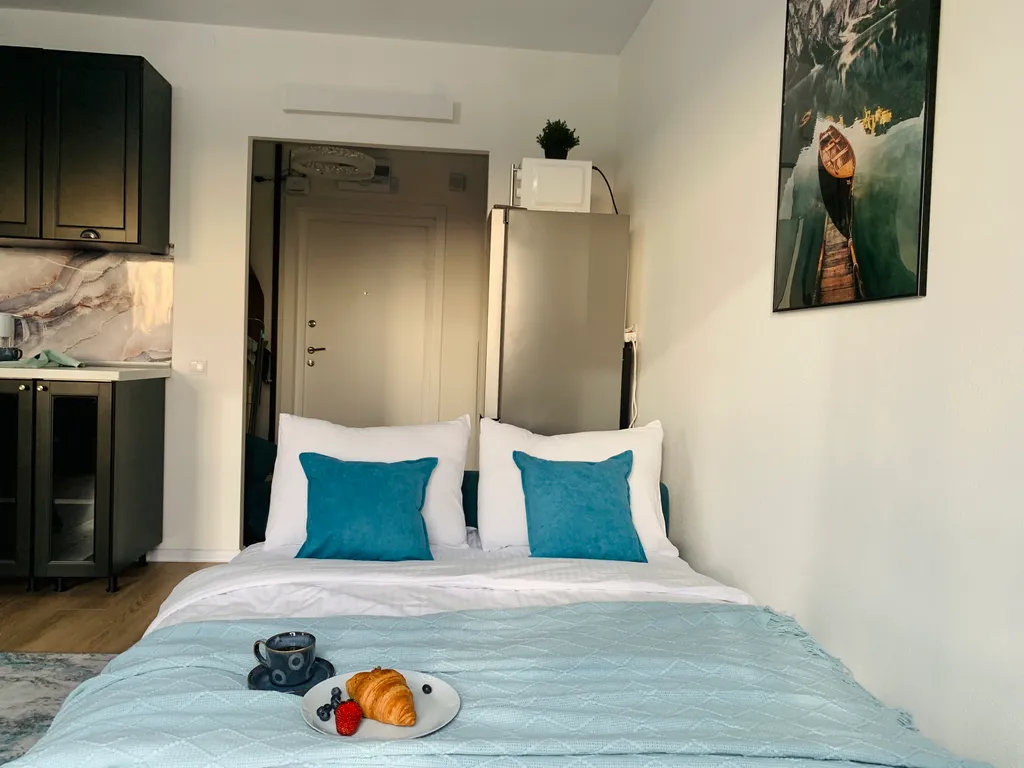 Студия с видом на закат