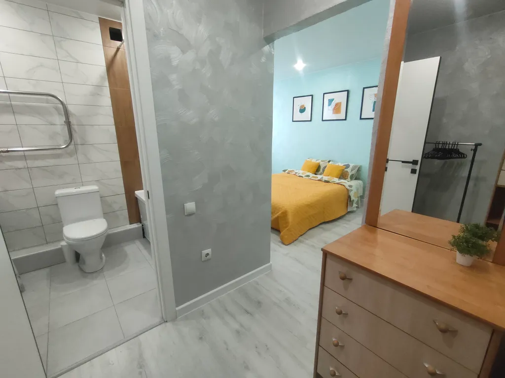 Светлая уютная квартира с кондиционером