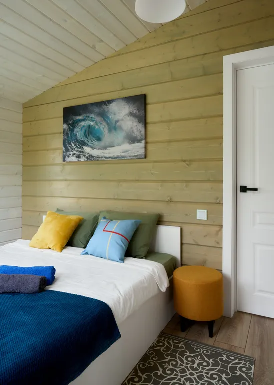 Дом Хвоя с баней с видом на ручей