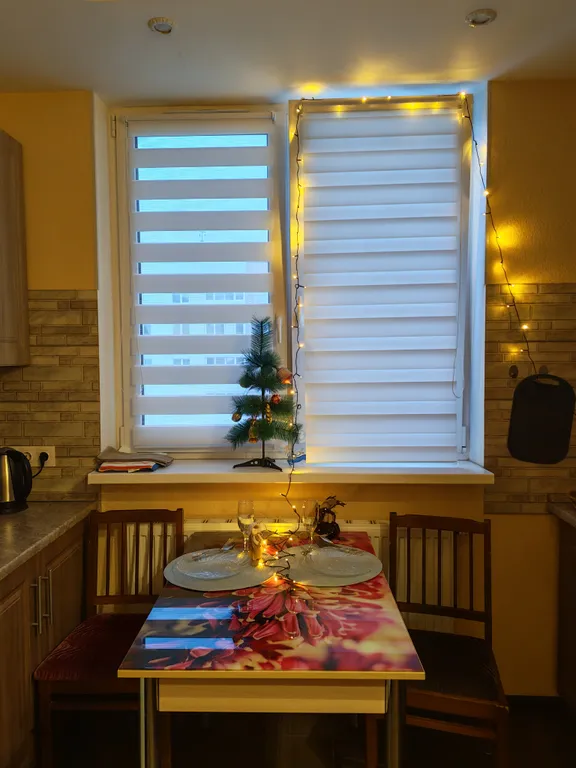 Квартира с кухней-гостиной рядом с озером Разлив