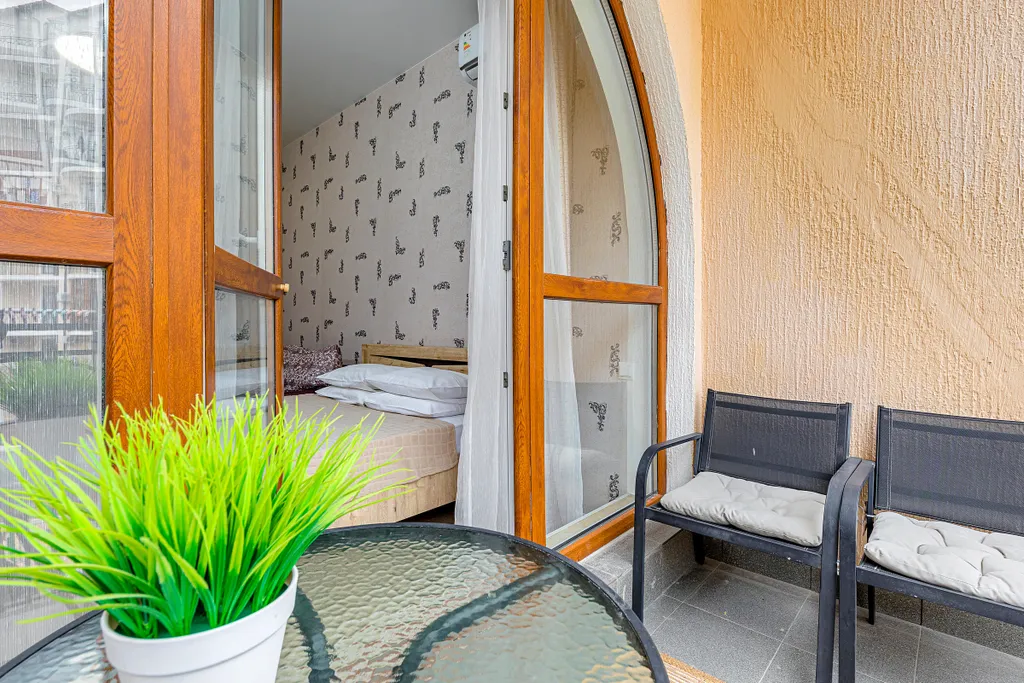 Квартира Квартира-студия Бусинка с балконом — Геленджик