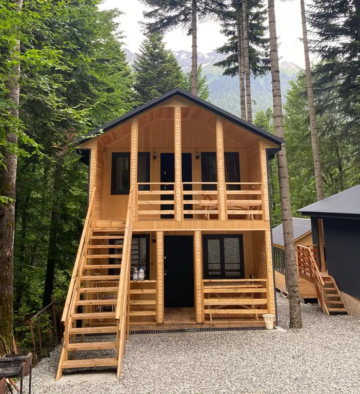 Коттедж в лесу, 12 спальных мест (весь дом) — аренда посуточно в Архыз