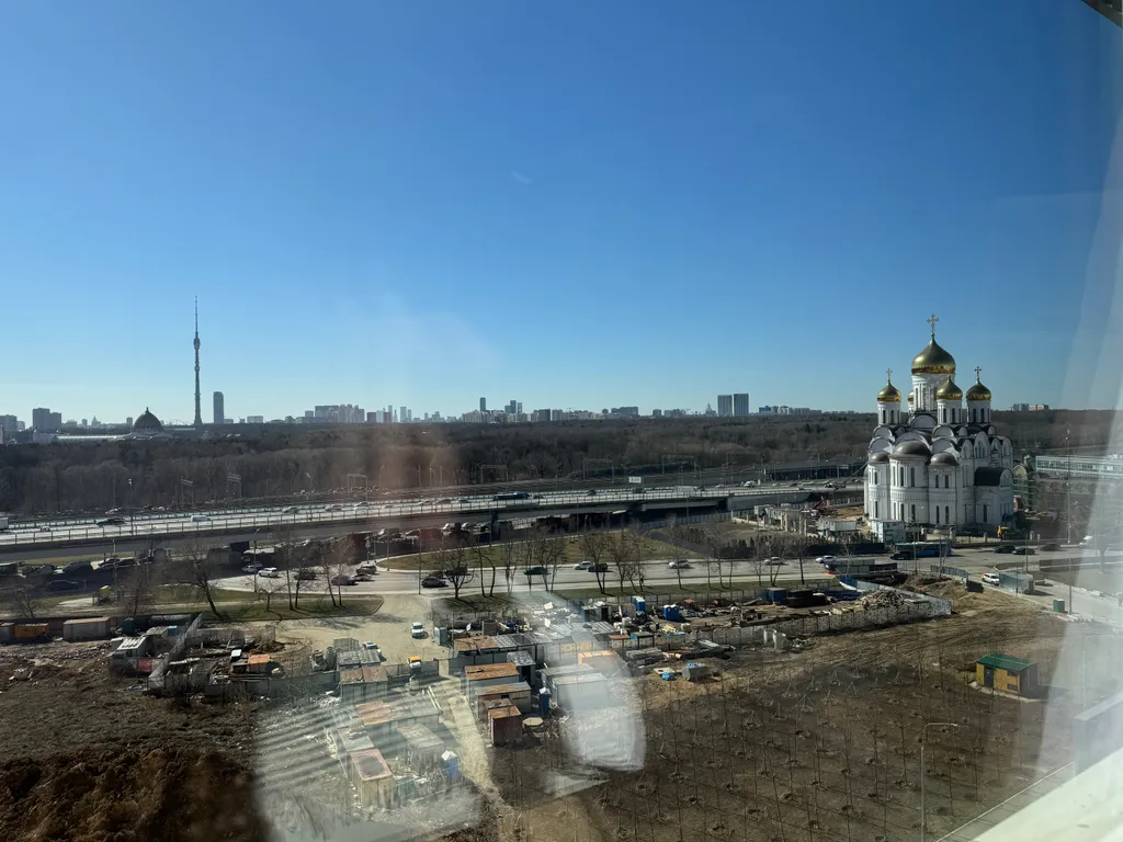 Квартира 3-комнатные апартаменты с панорамным видом на ВДНХ, 4 кровати — Москва