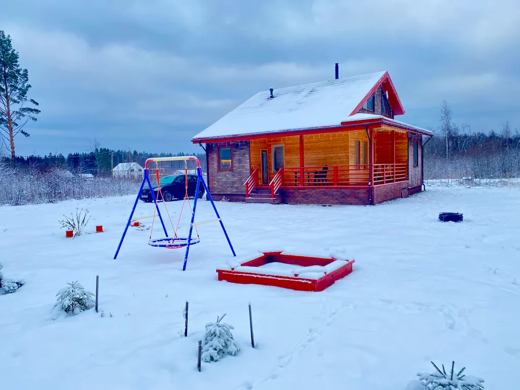 Коттедж Новый дом на Ладоге рядом с пляжем — Приозерск