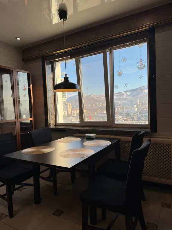 Корейский рассвет «Сэбёк»-уникальная видовая квартира с видом на горы