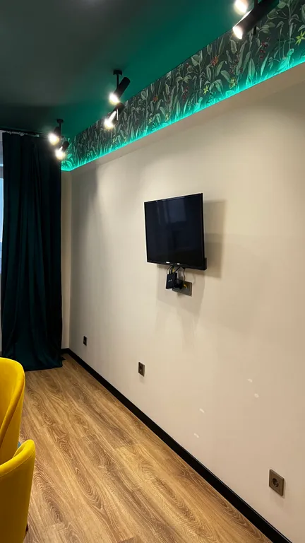 Уютная студия с дизайнерским ремонтом и сауной