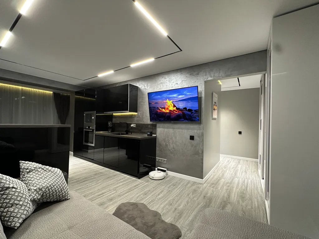 Уютная современная квартира у Парка Победы