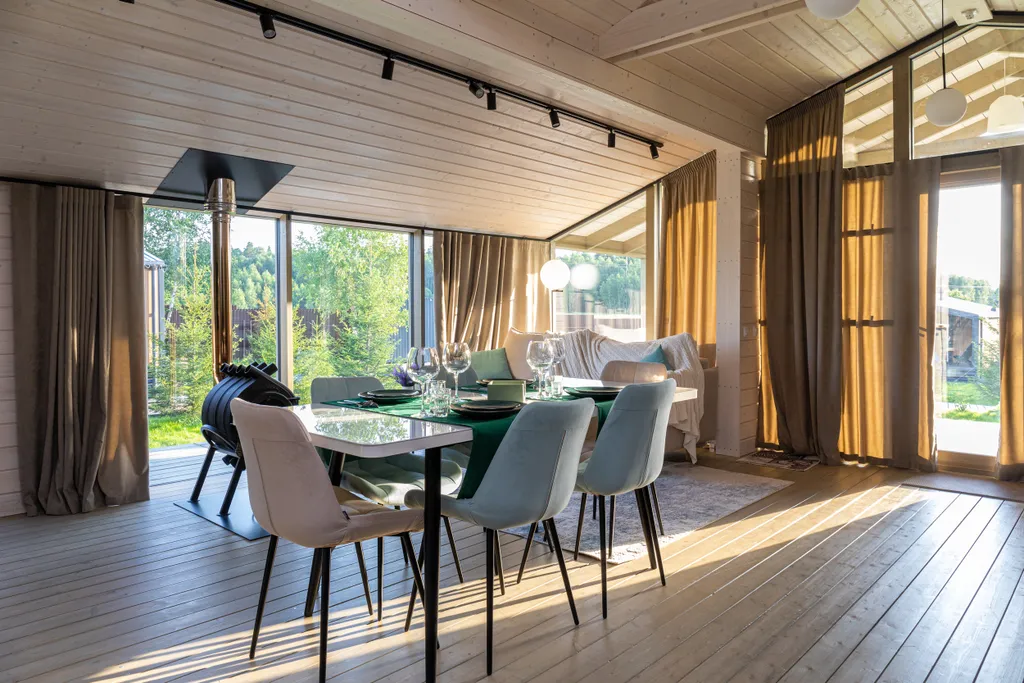 Коттедж Скандинавский дом с купелью Гарнет Холидэй — аренда посуточно в Ступино