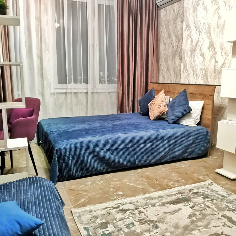 Квартира с шикарным видом на реку Енисей в ЖК Коломенские высотки