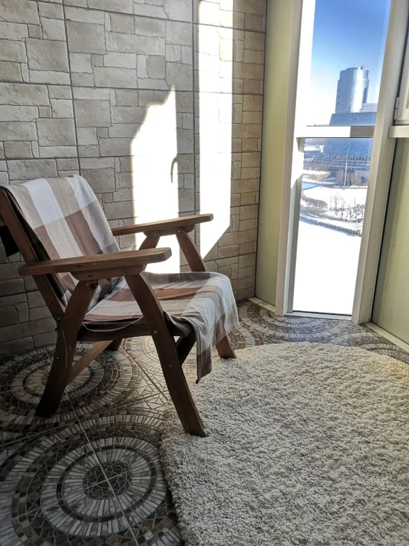 1-комнатная квартира с шикарным видом на набережную, первая линия у крокуса