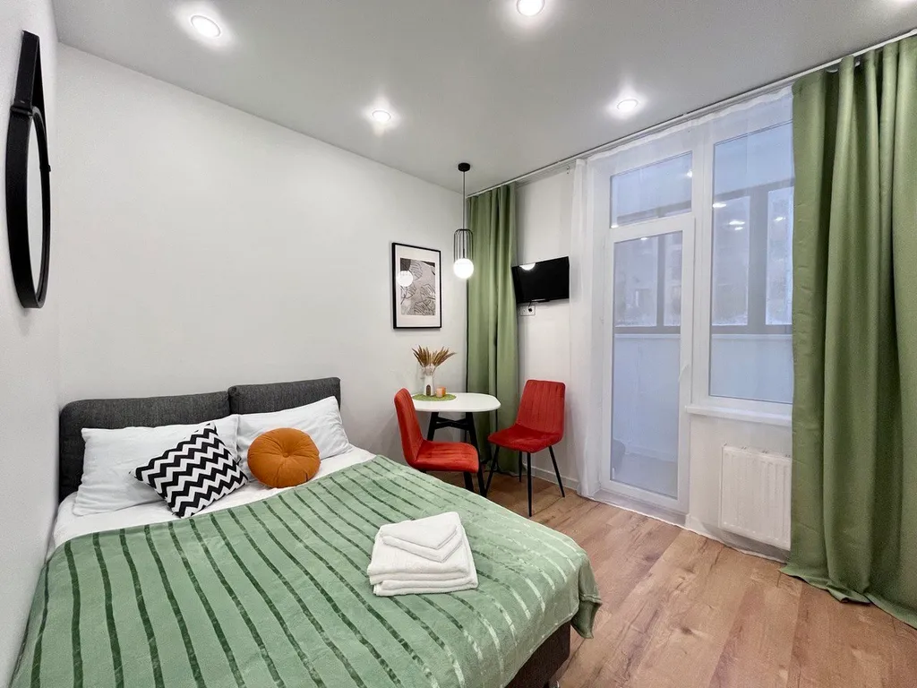 Квартира Светлая студия на двоих в ЖК Миниполис Дивное — аренда посуточно в Видное