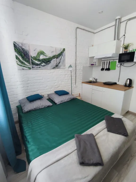 Квартира-студия в 10 минутах езды от центра