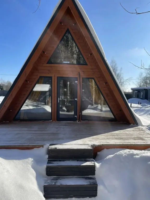 A Frame Палисандр с панорамным видом в лес, чаном и мангальной зоной