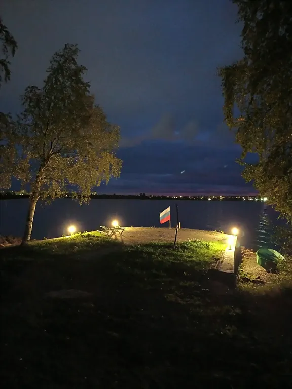 Дом-баня Дом охотника на берегу озера Нигозеро