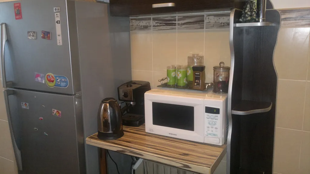 Квартира со своим двориком, мангалом и беседкой