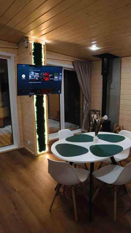 Уютный дом в лесу с панорамой и СПА комплексом