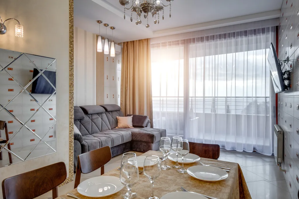 Современная 3-комнатная квартира с видом на море № 74