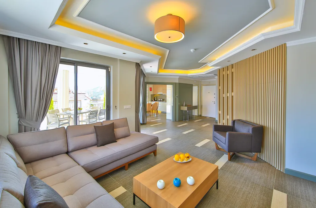 Коттедж Вилла 485 с видом на море и бассейном — Калкан