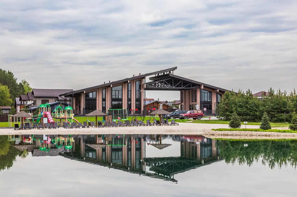 Коттедж Дом с головокружительным видом сауной и чаном — Семеновское