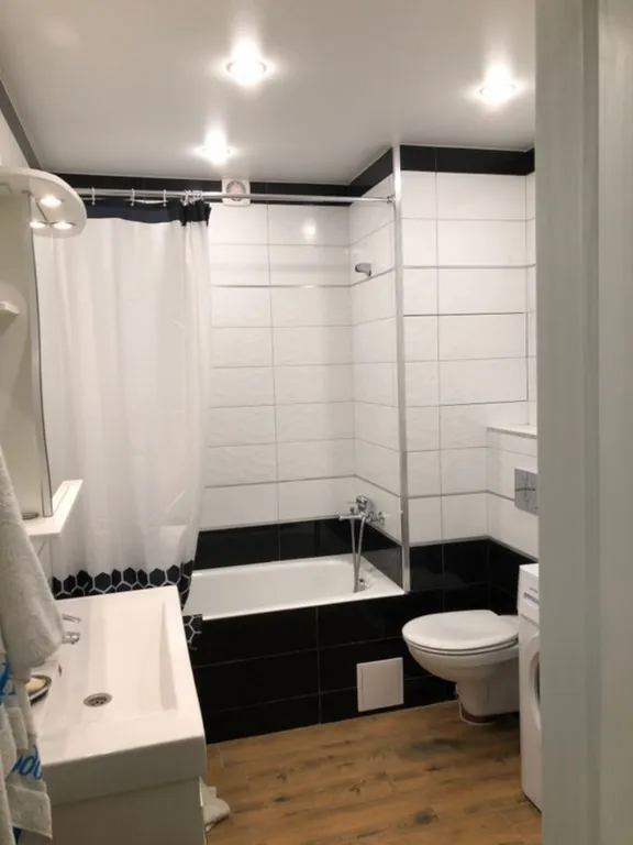 Трехкомнатная квартира с раздельным санузлом