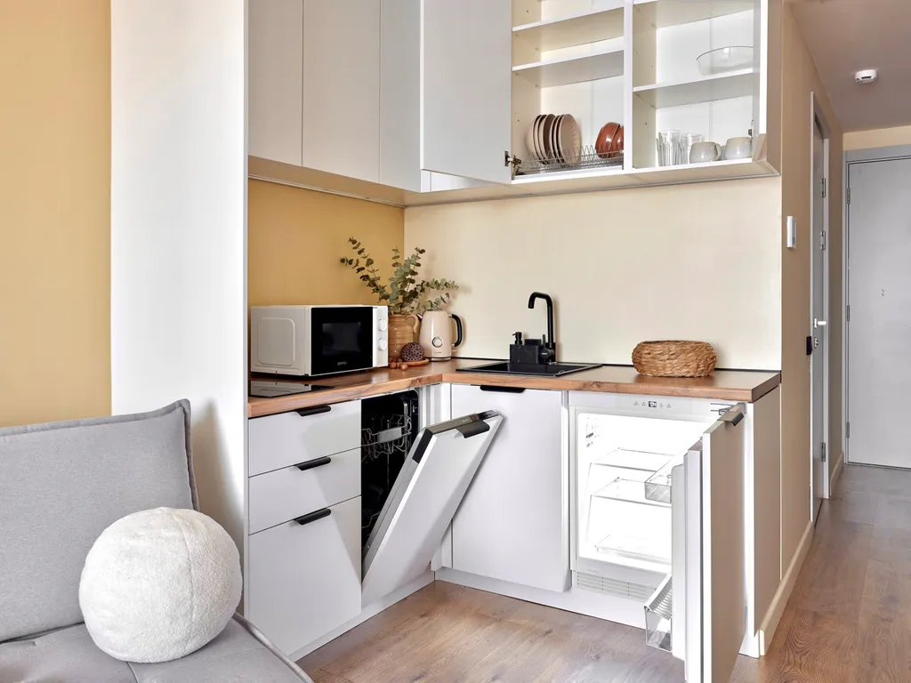 Квартира Квартира Апарт в современном отеле в 15 минутах от центра — Санкт-Петербург