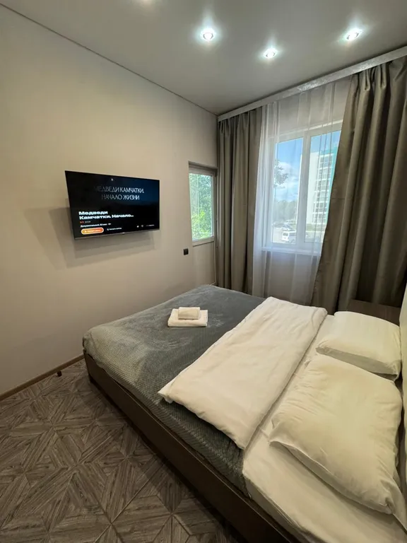 Теплая светлая квартира с видом на вулканы