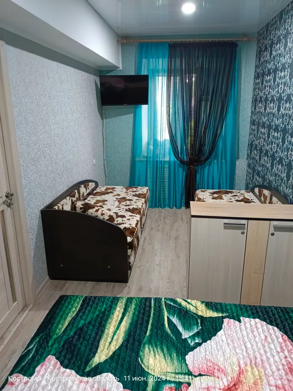 Двухкомнатная у Волги, 6 раздельных спальных мест