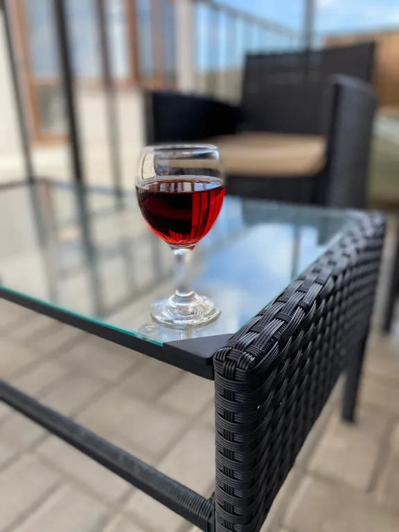 Студия с терасой в трёх минутах от пляжа