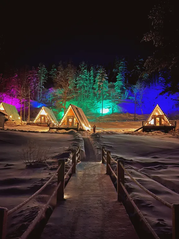 Дом с видом на озеро рядом с Ладожскими шхерами