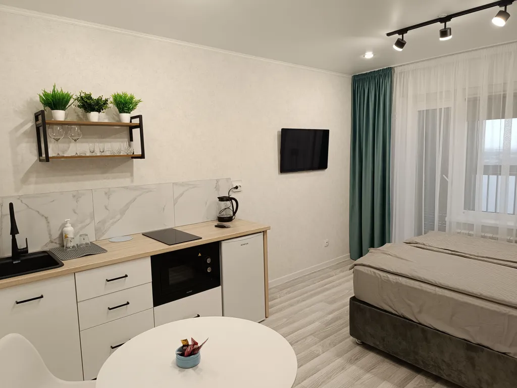 Уютная студия с 2-мя кроватями