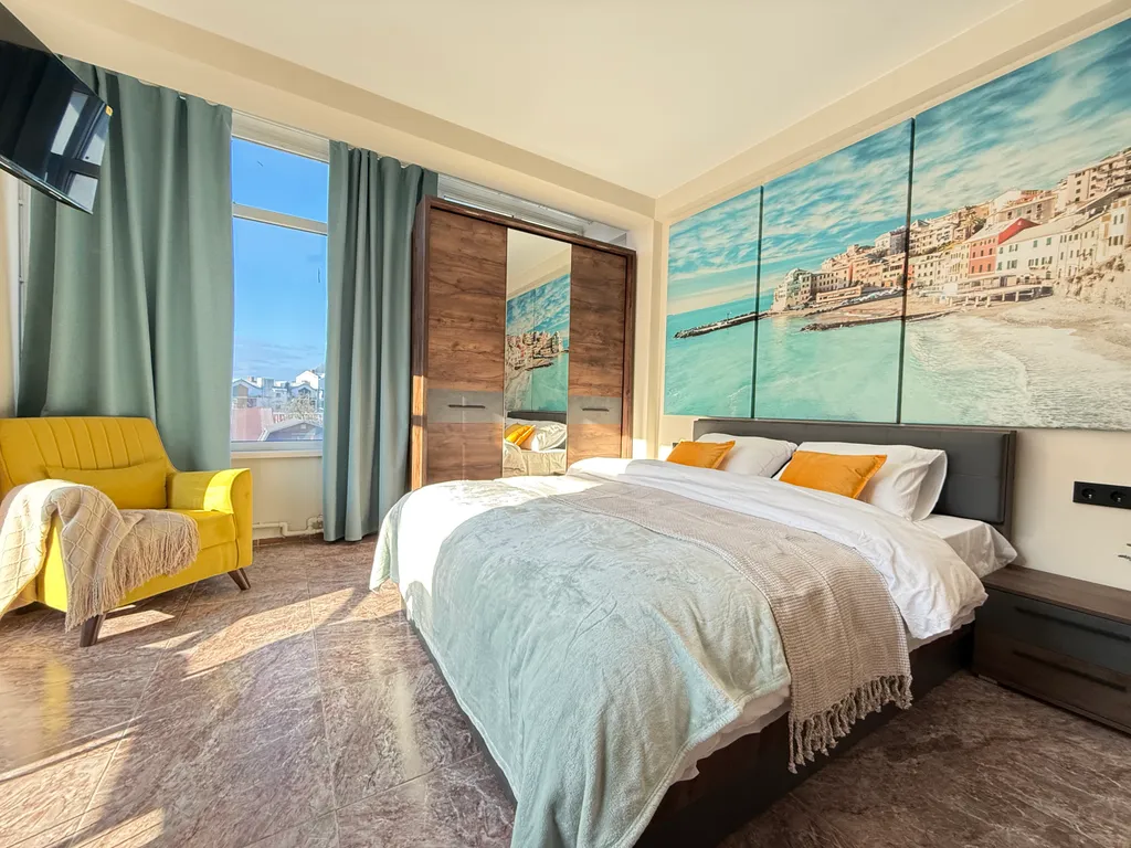 Квартира с шикарным видом на горы в центре Красной поляны