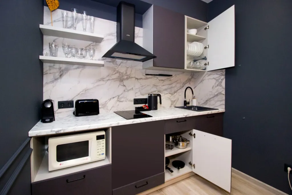 2-комнатная квартира в центре с видом на город