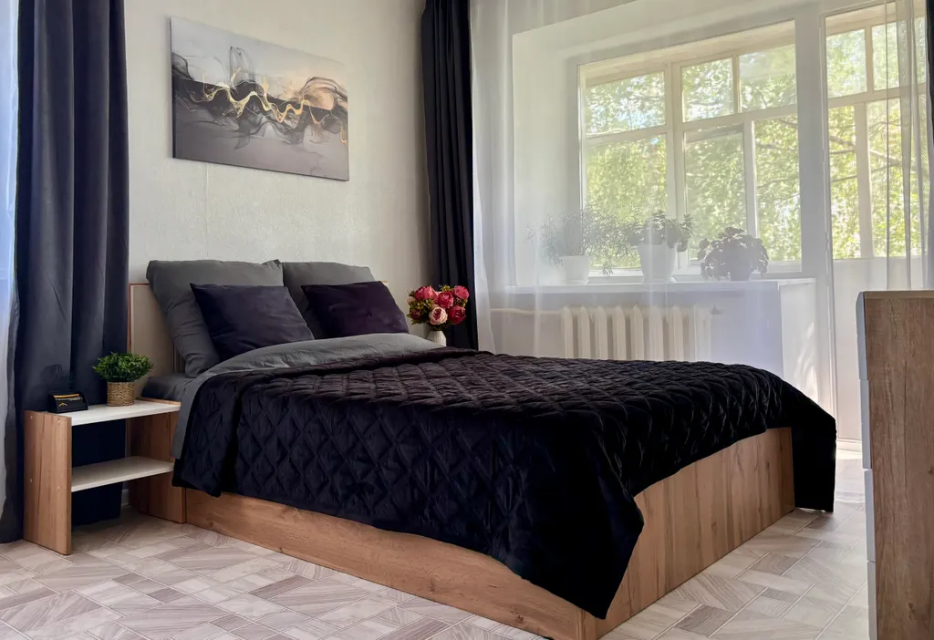 Светлая уютная теплая квартира