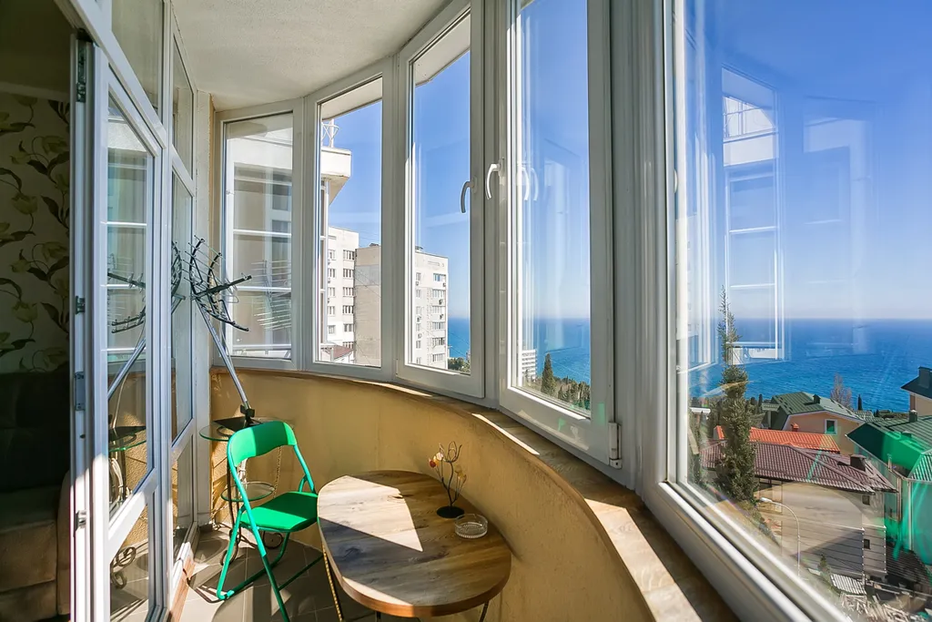 Квартира-студия в Мисхоре с видом на море