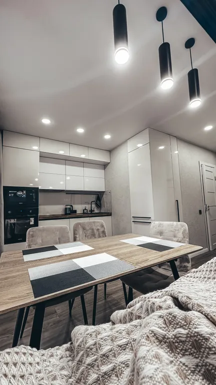 Стильная и просторная студия с бесконтактным заселением