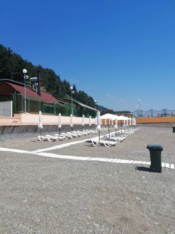 Апартамент Меридиан с террасой и пляжем