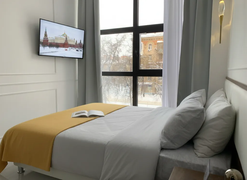 Бизнес-апартаменты CRYSTAL -парковка, кухня, стиральная машина СмартТВ