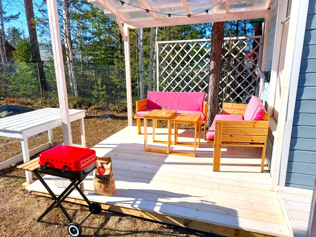 Коттедж Гостевой дом Karhu Casa рядом с Онежским озером — Деревянное