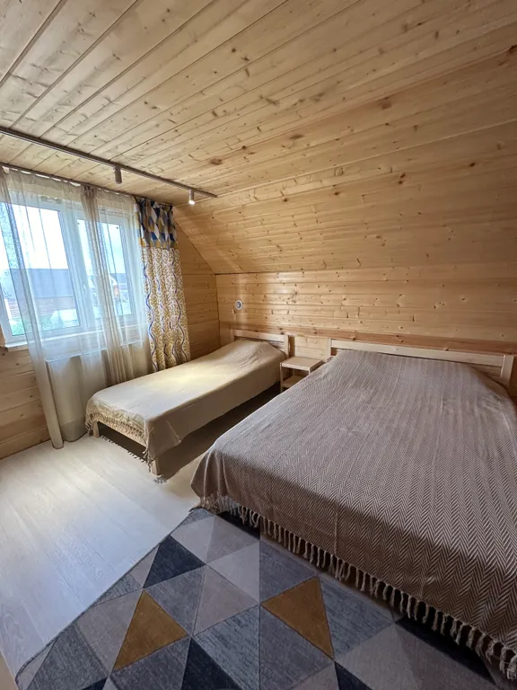 Дом-баня с бассейном и чаном