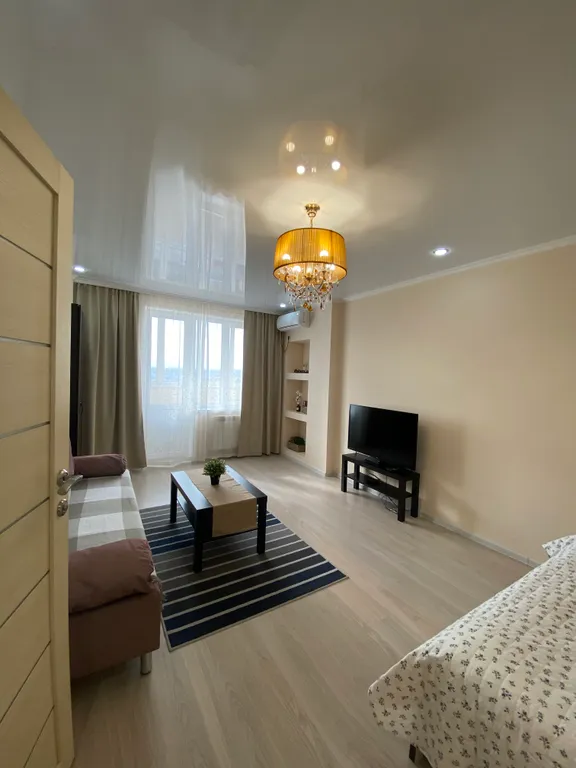 Однокомнатные апартаменты с видом на Кавказские горы