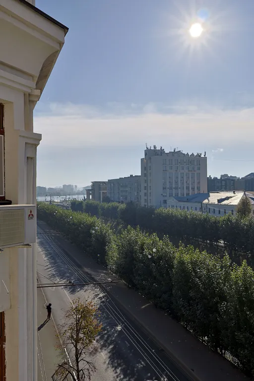 Комфортное жильё в центре с видом на реку Булак