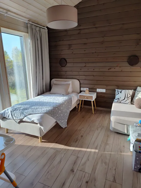 Побег из города, дом с сауной и камином