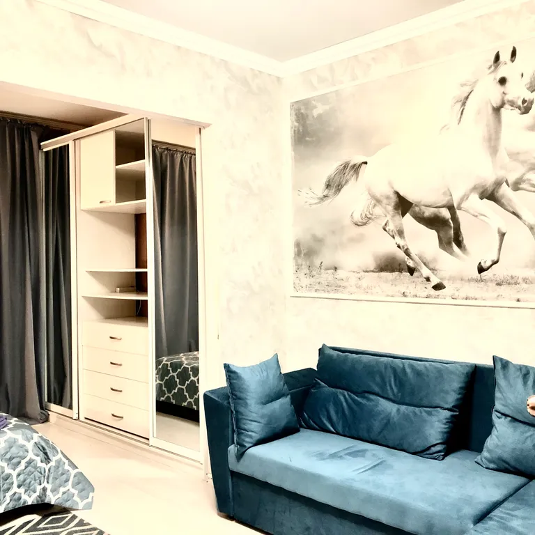 Большая однокомнатная квapтира в новостройке