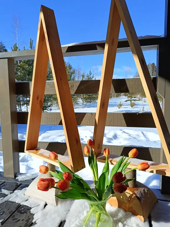 Темный домик на опушке леса