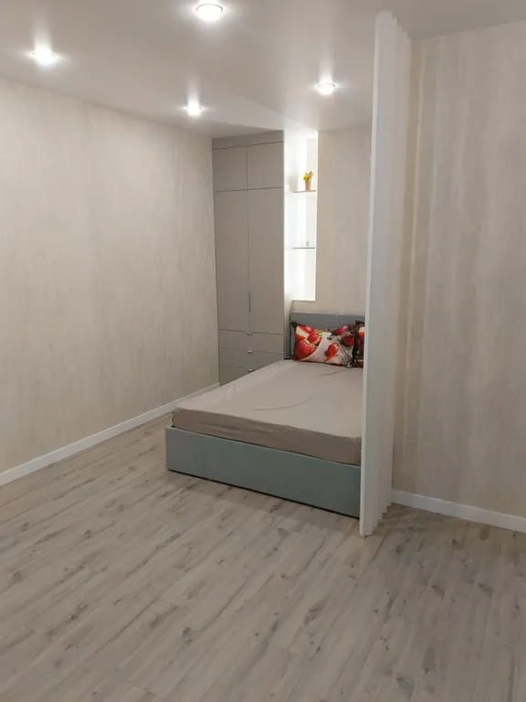 Уютная студия в новом доме с видом на Волгу