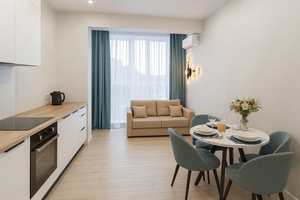 Квартира Квартира Комфорт и удобство в каждой деталиЖигулина роща возле ТЦ Меганом — Мирное