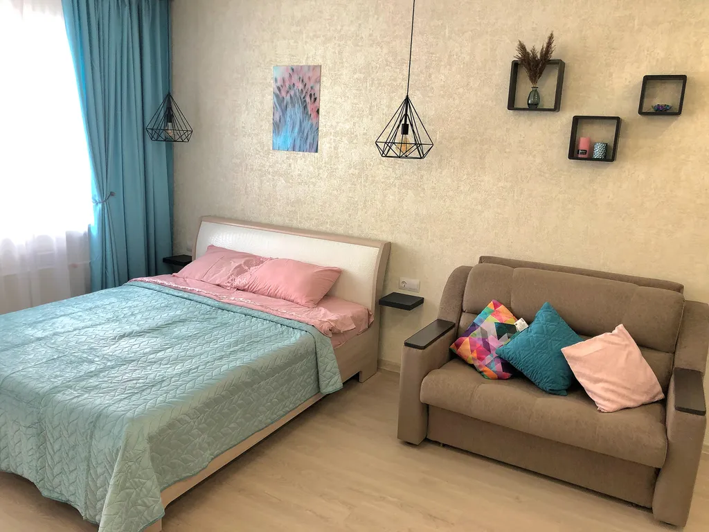 Уютная квартира-студия в железнодорожном районе